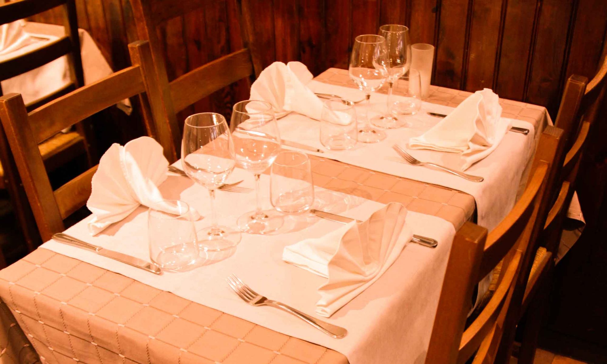 tables prepared for you